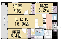 JR山陰本線 二条駅 徒歩10分 3階/-