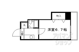 甍・林治（いらか・はやしじ） 2階1Kの間取り
