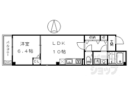 Ｌｅ．佐女牛井 2階1LDKの間取り