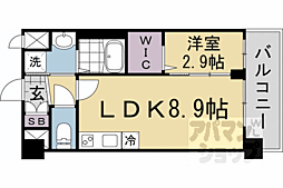 京都市営烏丸線 十条駅 徒歩4分 6階/-