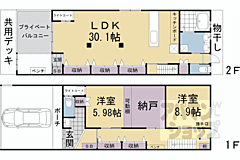 物件の間取り
