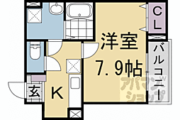 京都市営烏丸線 北大路駅 徒歩24分 2階/-