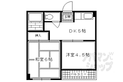 マンションつづき 2DKの間取図画像
