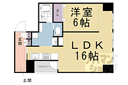 A-Terrace 1LDKの間取図画像