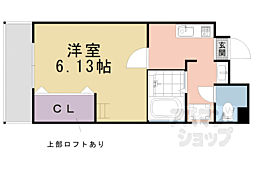 リーブルレジデンス 1Kの間取図画像