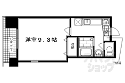 ハウスセゾン御所南 1Kの間取図画像