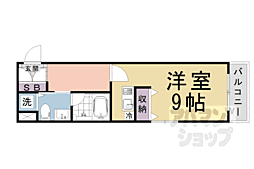 SHICATAONZEBLDG 1Kの間取図画像