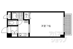 カーサあすか 1Kの間取図画像