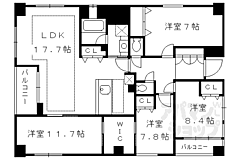 物件の間取り