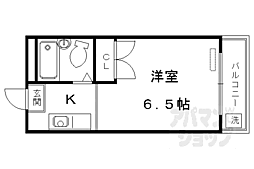 本町スチューデントハイツ 1Kの間取図画像