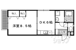 MAPLEHOUSE 1DKの間取図画像