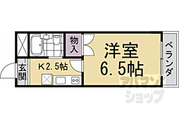 コーポフナコシ 1Kの間取図画像