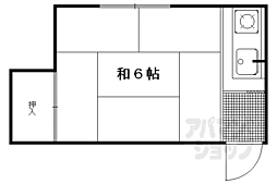 ヨシカワアパートメンツ ワンルームの間取図画像