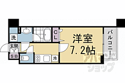 ヴィラ岡崎神宮 1Kの間取図画像