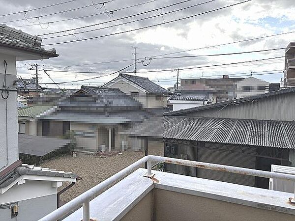2階西側バルコニーからの眺望