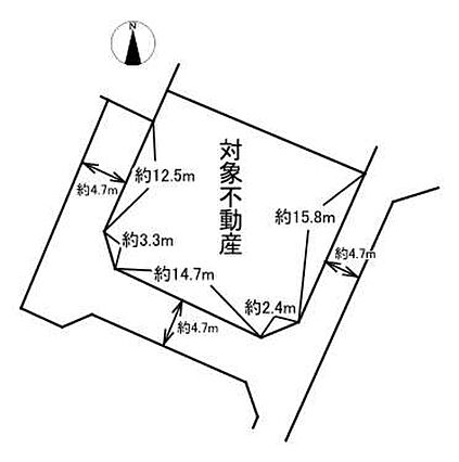 南東側現地