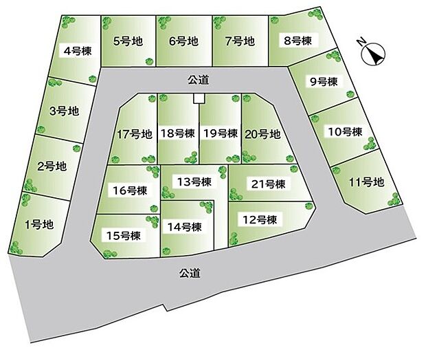 21区画の大型分譲地誕生☆