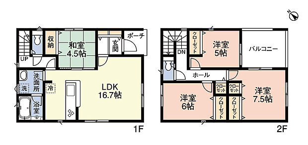 4LDK☆インナーバルコニー・和室あり☆