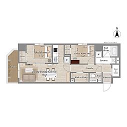 間取図画像 1SLDK