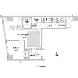 ＢＬＥＳＳ西巣鴨 5階1LDKの間取り