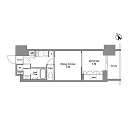 シーズンフラッツ大森西 2Kの間取図画像