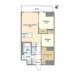 グランカーサ西葛西 4階/403