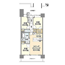 アベニューレジデンス 3LDKの間取図画像