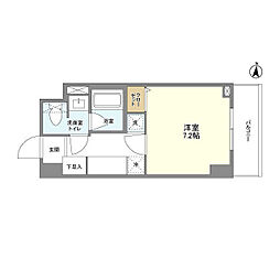 L・BASE押上North 1Kの間取図画像