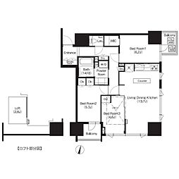 COMFORIA大宮 3LDKの間取図画像
