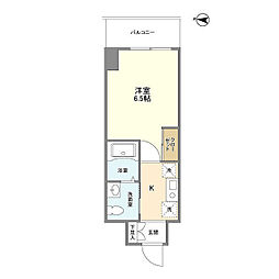 アクシーズグランデ蕨4マンション 1Kの間取図画像