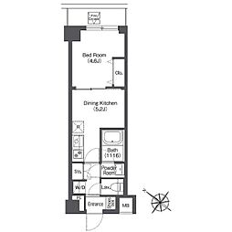 COMFORIA志村坂上 1DKの間取図画像