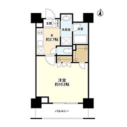 スタイリオ蒲田 1Kの間取図画像