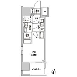 ラクラス幡ヶ谷 1Kの間取図画像