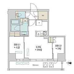 物件の間取り