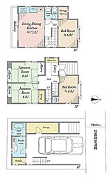 戸建 板橋区徳丸6丁目 4LDKの間取り