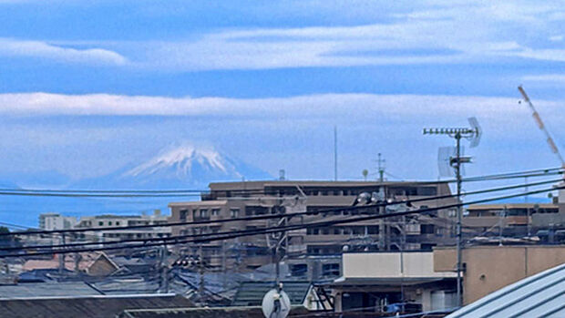 晴れた日には富士山が望めます。