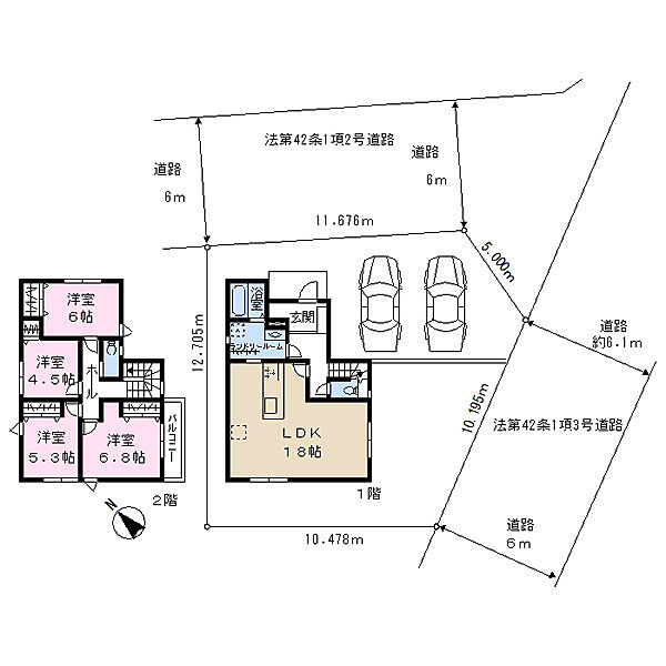 間取りを拡大表示