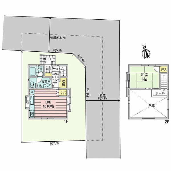 間取りを拡大表示