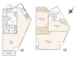 シャトレー渋谷の間取図画像