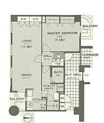 アポロホールルナハウスの間取図画像