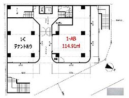 エガワプラザビル ワンルームの間取図画像