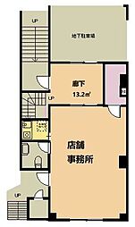 グランデューク目白坂 ワンルームの間取図画像