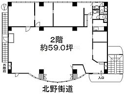 深沢ビルパ・ラ・グ・ア・ス・Fの間取図画像