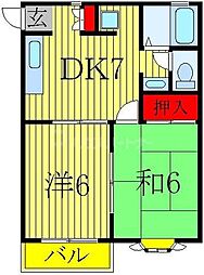 間取図画像 2DK