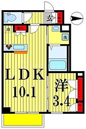 間取図画像 1LDK