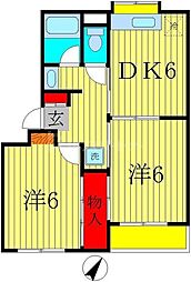 間取図画像 2DK