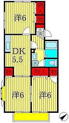間取図画像 3DK