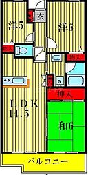 キャピタルステート 3LDKの間取図画像