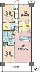 シティテラス八潮 4LDKの間取図画像