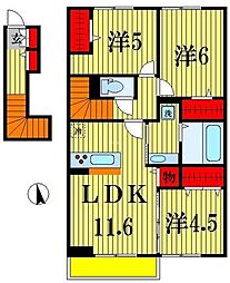 ル・グラン3 3LDKの間取図画像